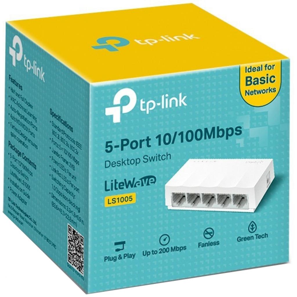 Комутатор мережевий TP-Link LS1005 Diawest