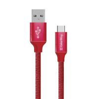 Дата кабель USB 2.0 AM to Type-C 2.0m red ColorWay (CW-CBUC008-RD) Diawest