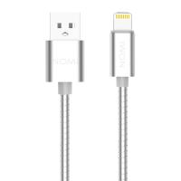 Дата кабель USB 2.0 AM to Lightning 1.0m Silver Nomi (344283) Diawest