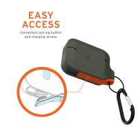 Чохол UAG для Airpods Pro Silicone Olive Drab/Orange (10225K117297) Diawest