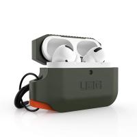 Чохол UAG для Airpods Pro Silicone Olive Drab/Orange (10225K117297) Diawest