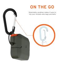 Чохол UAG для Airpods Pro Silicone Olive Drab/Orange (10225K117297) Diawest