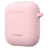 Чехол Spigen для AirPods Silicone Pink (066CS24810) Diawest