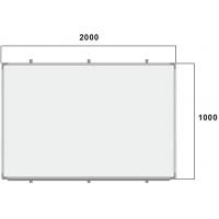 Офісна дошка Sector магнітно-маркерна, 200х100 см (М2010) Diawest