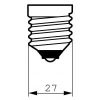 Лампочка Philips Лампочка PHILIPS E27 60W 230V B35 FR 1CT/10X10F St Diawest