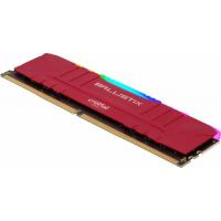 Модуль пам'яті для комп'ютера DDR4 16GB (2x8GB) 3200 MHz Ballistix Red RGB MICRON (BL2K8G32C16U4RL) Diawest