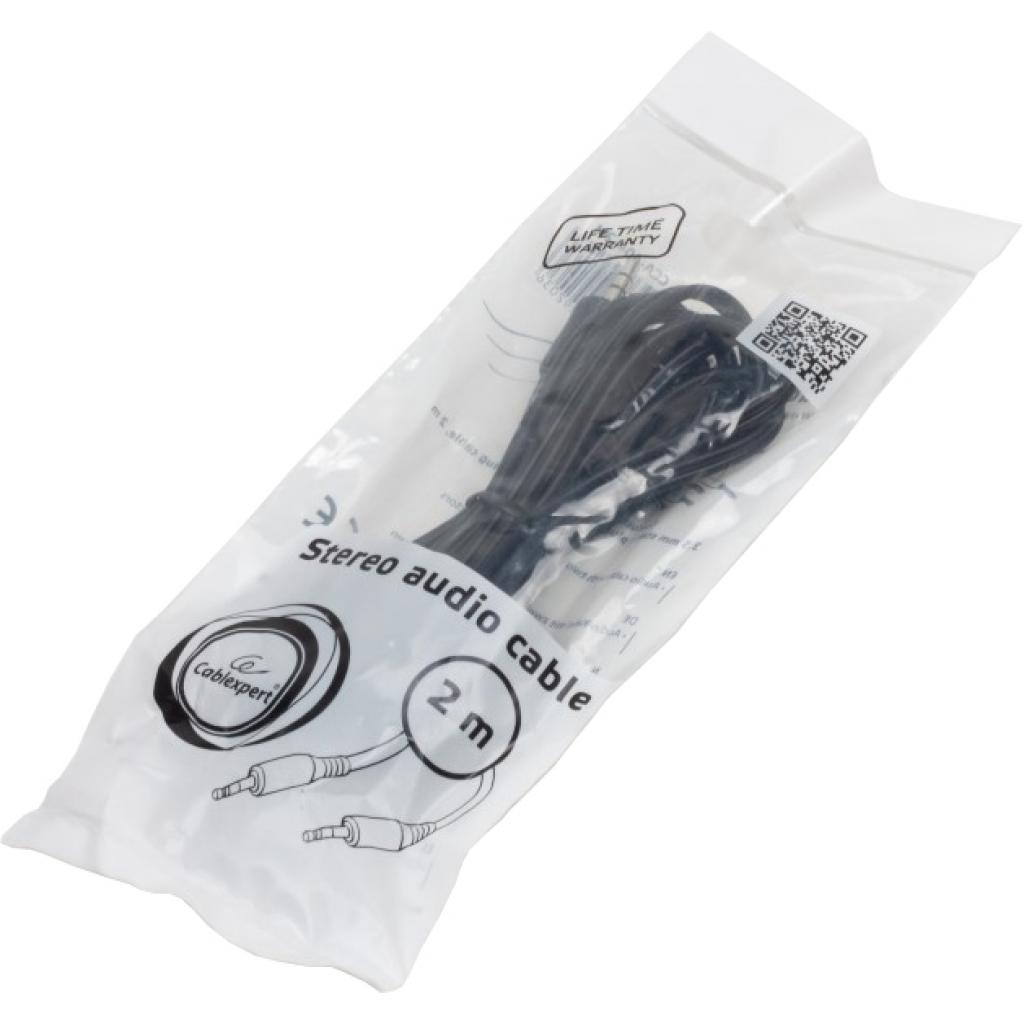 Кабель мультимедійний Jack 3.5mm male/Jack 3.5mm male 2.0m Cablexpert (CCA-404-2M) Diawest