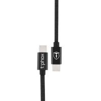 Дата кабель USB Type-C to Type-C 1.0m Speed T-CC811 Black T-PHOX (T-CC811 Black) Diawest
