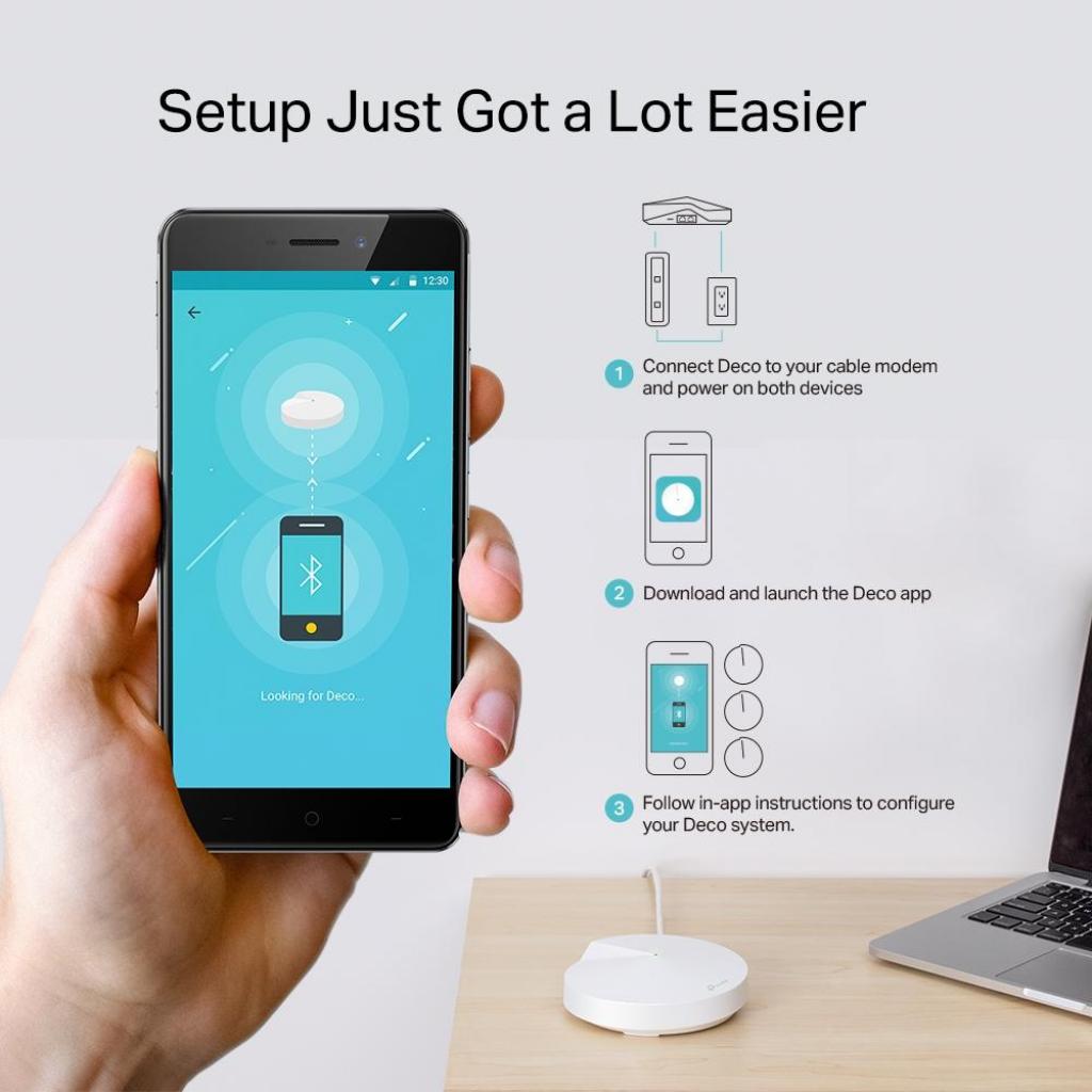 Точка доступу Wi-Fi TP-Link DECO-M5-3-PACK Diawest