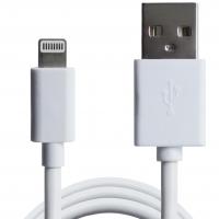 Зарядное устройство Grand-X USB 5V 2,1A White + cable USB -> Lightning, Cu (CH03LTW) Diawest