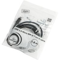Дата кабель USB 2.0 Type-C to Micro 5P 1.0m Cablexpert (CCP-USB2-mBMCM-6) Diawest