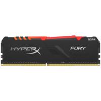Модуль пам'яті для комп'ютера DDR4 8GB 2666 MHz HyperX Fury Black RGB Kingston (HX426C16FB3A/8) Diawest