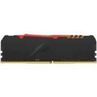 Модуль пам'яті для комп'ютера DDR4 8GB 2666 MHz HyperX Fury Black RGB Kingston (HX426C16FB3A/8) Diawest