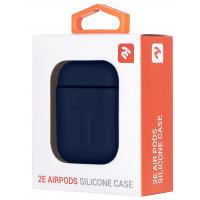 Чохол 2E для Apple AirPods Pure Color Silicone Imprint 1.5 мм Navy (2E-AIR-PODS-IBSI-1.5-NV) Diawest