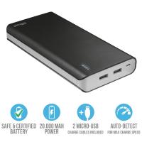 Батарея універсальна Trust Primo 20000 mAh BLACK (21795) Diawest