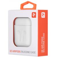 Чохол 2E для Apple AirPods Pure Color Silicone Imprint 1.5 мм White (2E-AIR-PODS-IBSI-1.5-WT) Diawest