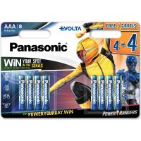 Батарейка PANASONIC AAA LR03 Evolta * 8 Power Rangers (LR03EGE/8B4FPR) Diawest