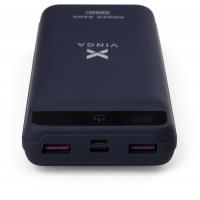 Батарея універсальна Vinga 20000 mAh QC3.0 Display soft touch purple (VPB2QLSP) Diawest