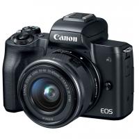 Цифровий фотоапарат Canon EOS M50 + 15-45 IS STM + 22 STM Double Kit Black (2680C055) Diawest