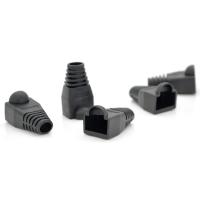 Колпачок коннектора RJ-45 Black Cat.5/Cat.6 (100 шт/уп.) Merlion (CPRJ45ML-BK-CAT5/6) Diawest