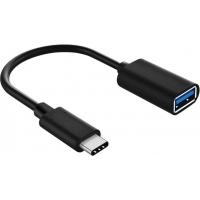 Дата кабель OTG USB 2.0 AF to Type-C black XoKo (XK-AC230-BK) Diawest