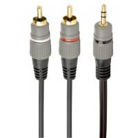 Кабель мультимедийный 3.5mm Jack to 2хRCA M 10.0m Cablexpert (CCA-352-10M) Diawest