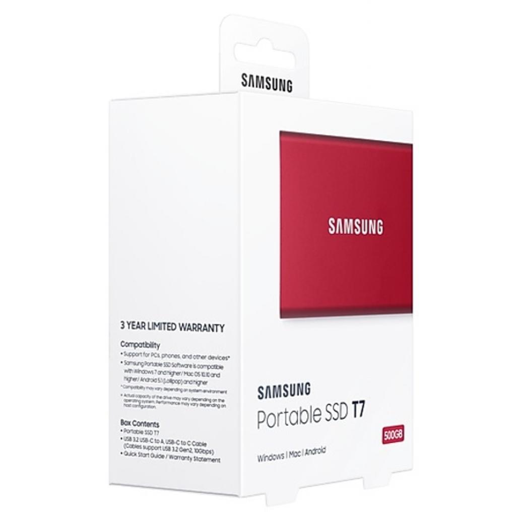 Накопитель SSD USB 3.2 500GB T7 Samsung (MU-PC500R/WW) Diawest