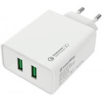 Зарядное устройство ColorWay 2USB Quick Charge 3.0 (36W) (CW-CHS017Q-WT) Diawest