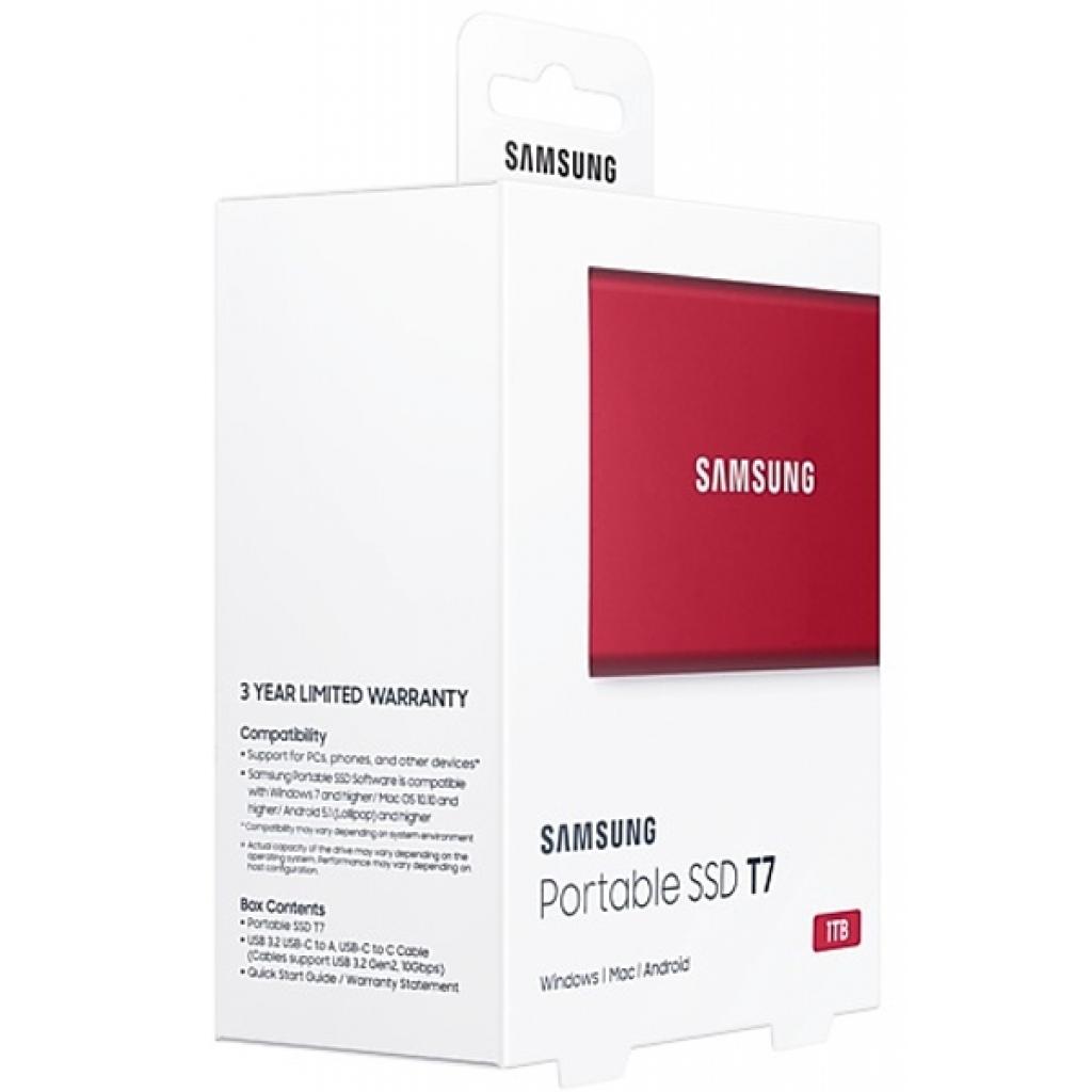 Накопичувач SSD USB 3.2 1TB T7 Samsung (MU-PC1T0R/WW) Diawest