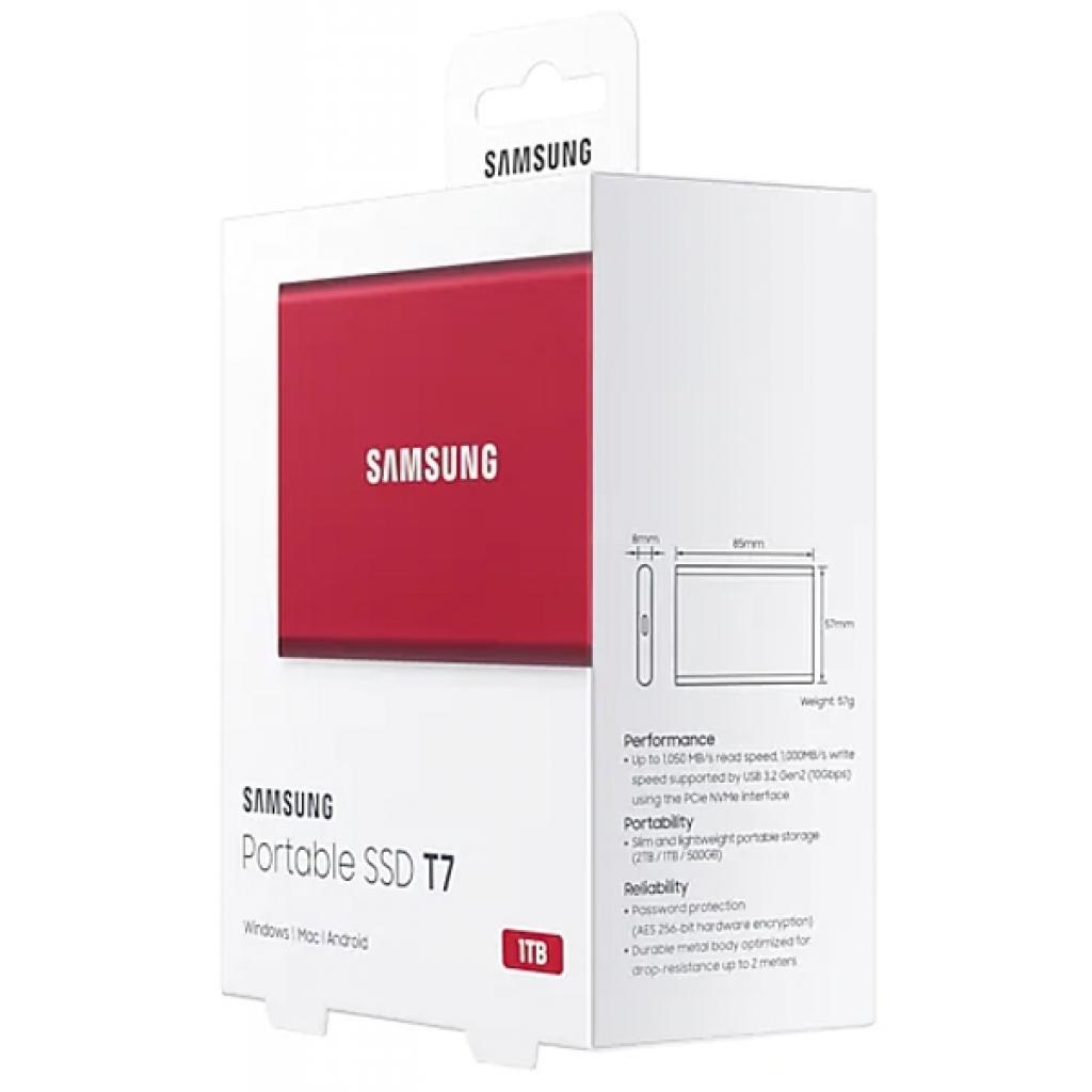 Накопичувач SSD USB 3.2 1TB T7 Samsung (MU-PC1T0R/WW) Diawest