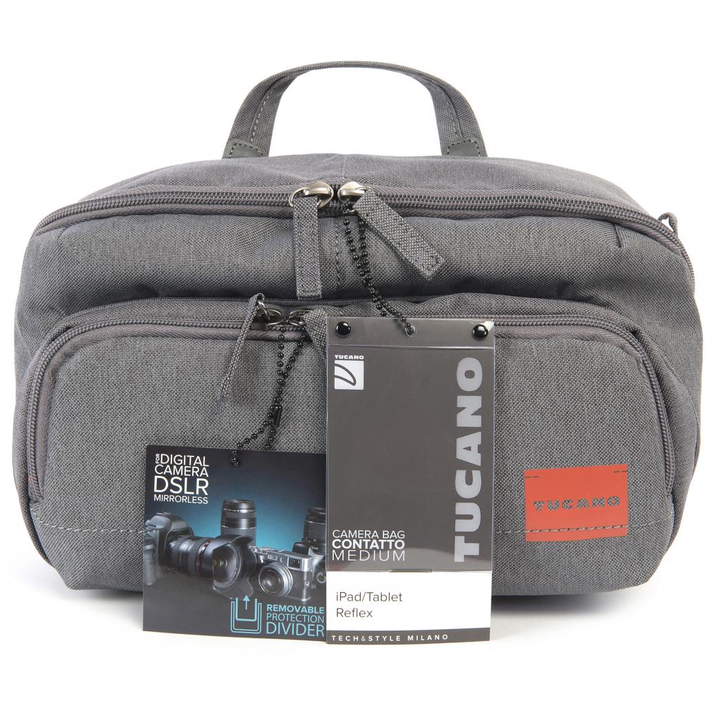 Фото-сумка Tucano Contatto Digital Bag Medium, Grey (CBC-M-G) Diawest