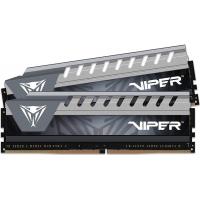 Модуль памяти для компьютера DDR4 32GB (2x16GB) 2666 MHz Viper Elite Black/Gray Patriot (PVE432G266C6KGY) Diawest