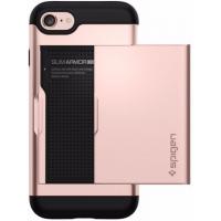 Чохол до моб. телефона Spigen iPhone SE/8/7 Slim Armor CS, Rose Gold (042CS20454) Diawest