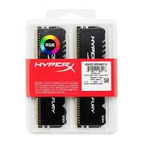Модуль пам'яті для комп'ютера DDR4 64GB (2x32GB) 3200 MHz HyperX Fury RGB Kingston (HX432C16FB3AK2/64) Diawest
