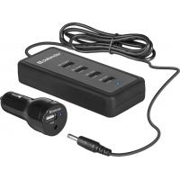 Зарядний пристрій Defender ACA-02 авто,5 портов USB, 5V / 9.2A (83568) Diawest