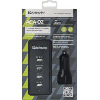 Зарядний пристрій Defender ACA-02 авто,5 портов USB, 5V / 9.2A (83568) Diawest
