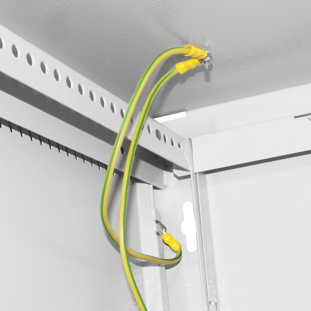 Шафа настінна Ipcom 6U, 600*600, СН-6U-06-06-ДС-1-7035 (Тцб-0011412) Diawest