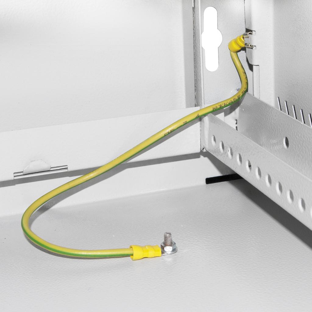 Шафа настінна Ipcom 6U, 600*600, СН-6U-06-06-ДС-1-7035 (Тцб-0011412) Diawest