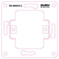 Телефонная розетка SVEN SE-60034-C cream (7100016) Diawest