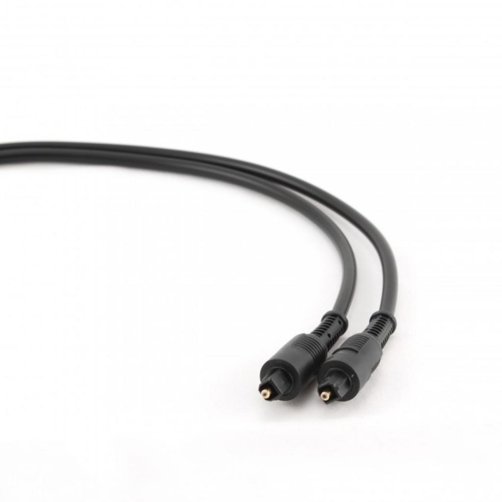 Кабель мультимедійний Optical Toslink M-M 1m black Cablexpert (CC-OPT-1M) Diawest