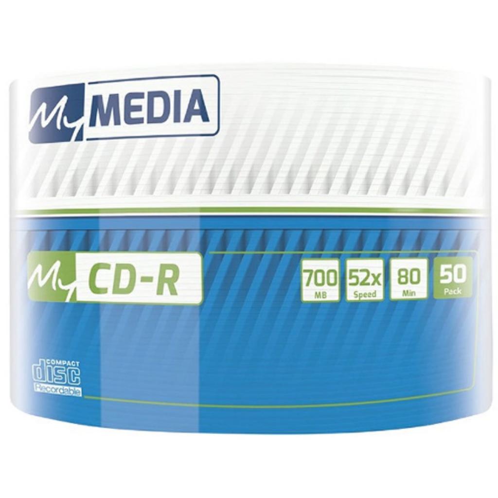 Диск CD MyMedia CD-R 700Mb 52x MATT SILVER Wrap 50 (69201) Diawest