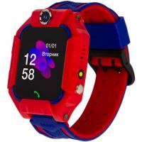 Смарт-годинник ATRIX iQ2500 IPS Cam Flash Red дитячий телефон-часы з трекером (iQ2500 Red) Diawest