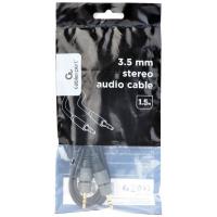Кабель мультимедійний Jack 3.5mm M to Jack 3.5mm M 1.5m Cablexpert (CCAP-3535MM-1.5M) Diawest