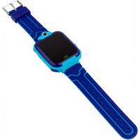 Смарт-годинник ATRIX iQ2400 IPS Cam Flash Blue дитячий телефон-часы з трекером (iQ2400 Blue) Diawest