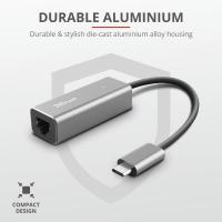 Перехідник Trust Dalyx USB-C to Ethernet Adapter (23771_TRUST) Diawest