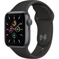 Смарт-часы Apple Watch SE GPS, 44mm Space Gray Aluminium Case with Black Spor (MYDT2UL/A) Diawest