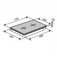 Варильна поверхня VENTOLUX HE302 (INOX) 2 Diawest