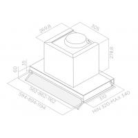 Витяжка кухонна Elica BOX IN PLUS IXGL/A/60 Diawest