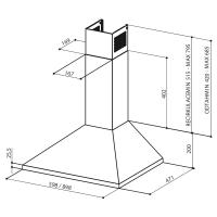 Вытяжка кухонная FABER VALUE PB 4 2L BK A90 Diawest