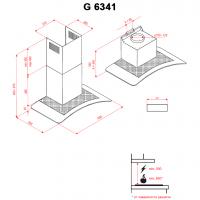 Витяжка кухонна PERFELLI G 6341 W Diawest